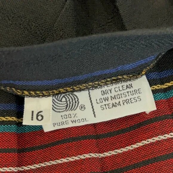 Louisburg Square, Long, Pleated, Plaid, Wool, Skirt - Picture 6 of 8